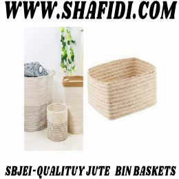 JUTE  BIN BASKETS